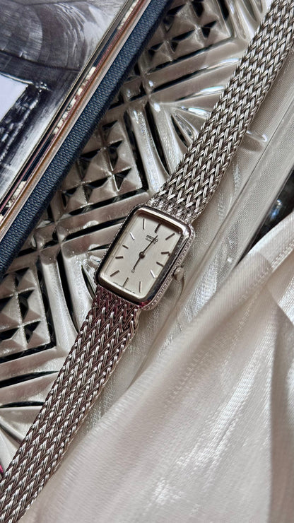 Seiko vintage watch 1991 - white gold plated