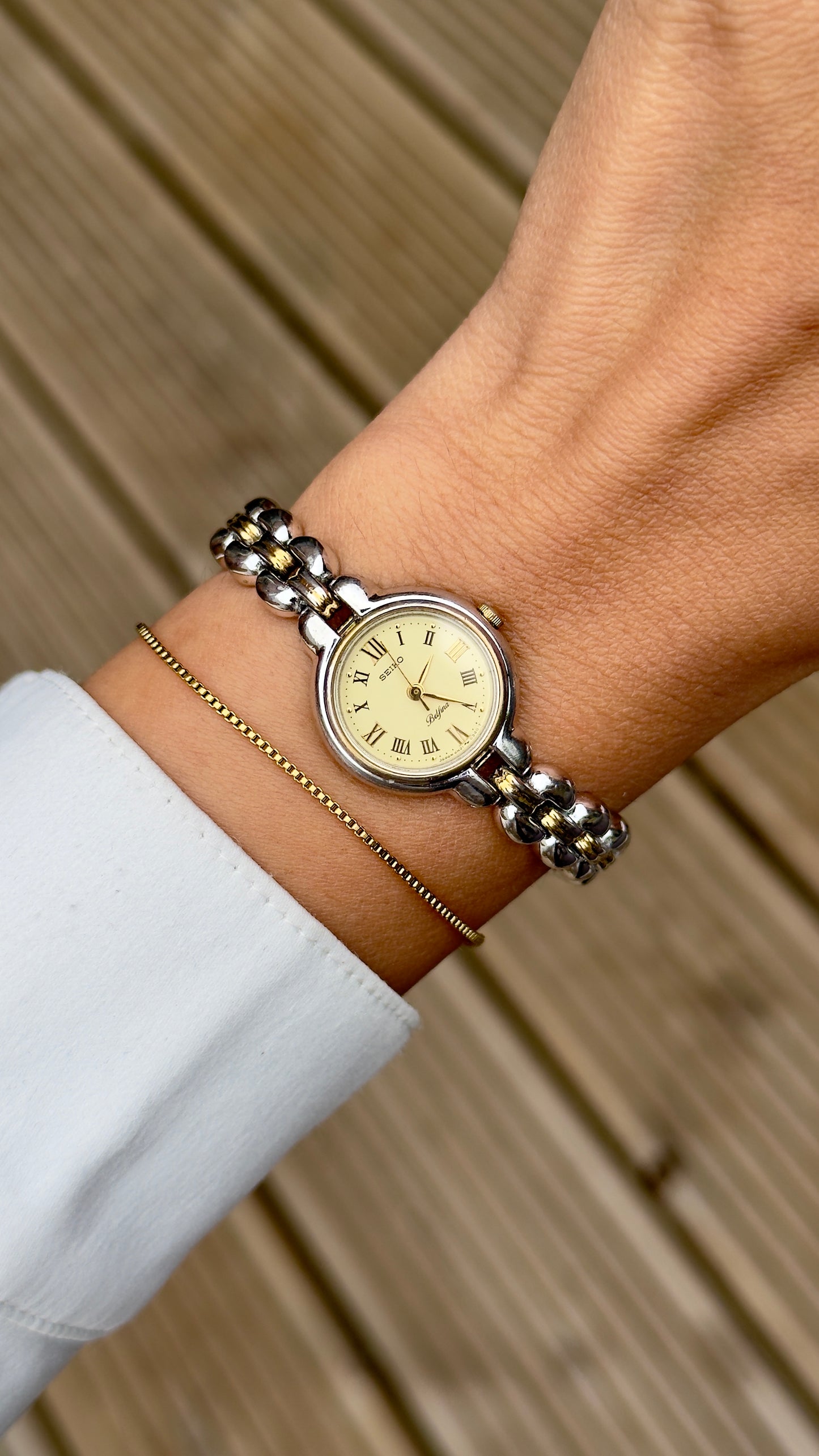 1991 Seiko Belfina vintage watch- Roman dial