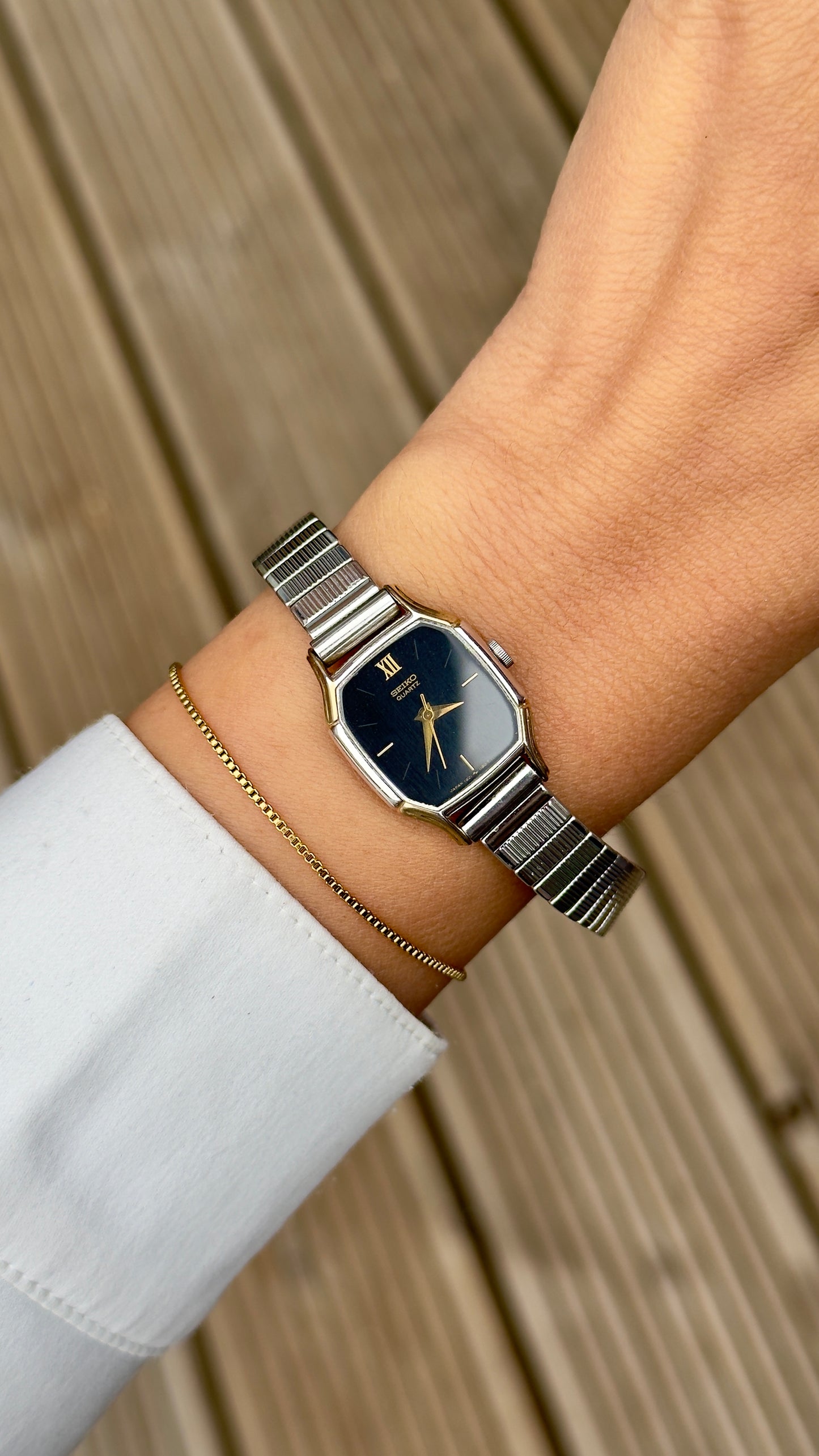 Octagon Seiko Vintage Watch 1993 - Black Dial