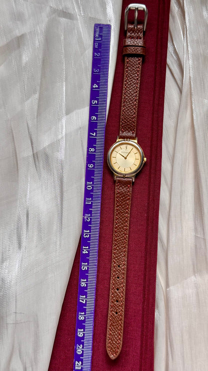 Yves Saint Laurent vintage watch (YSL) 1990s - Bespoke genuine leather