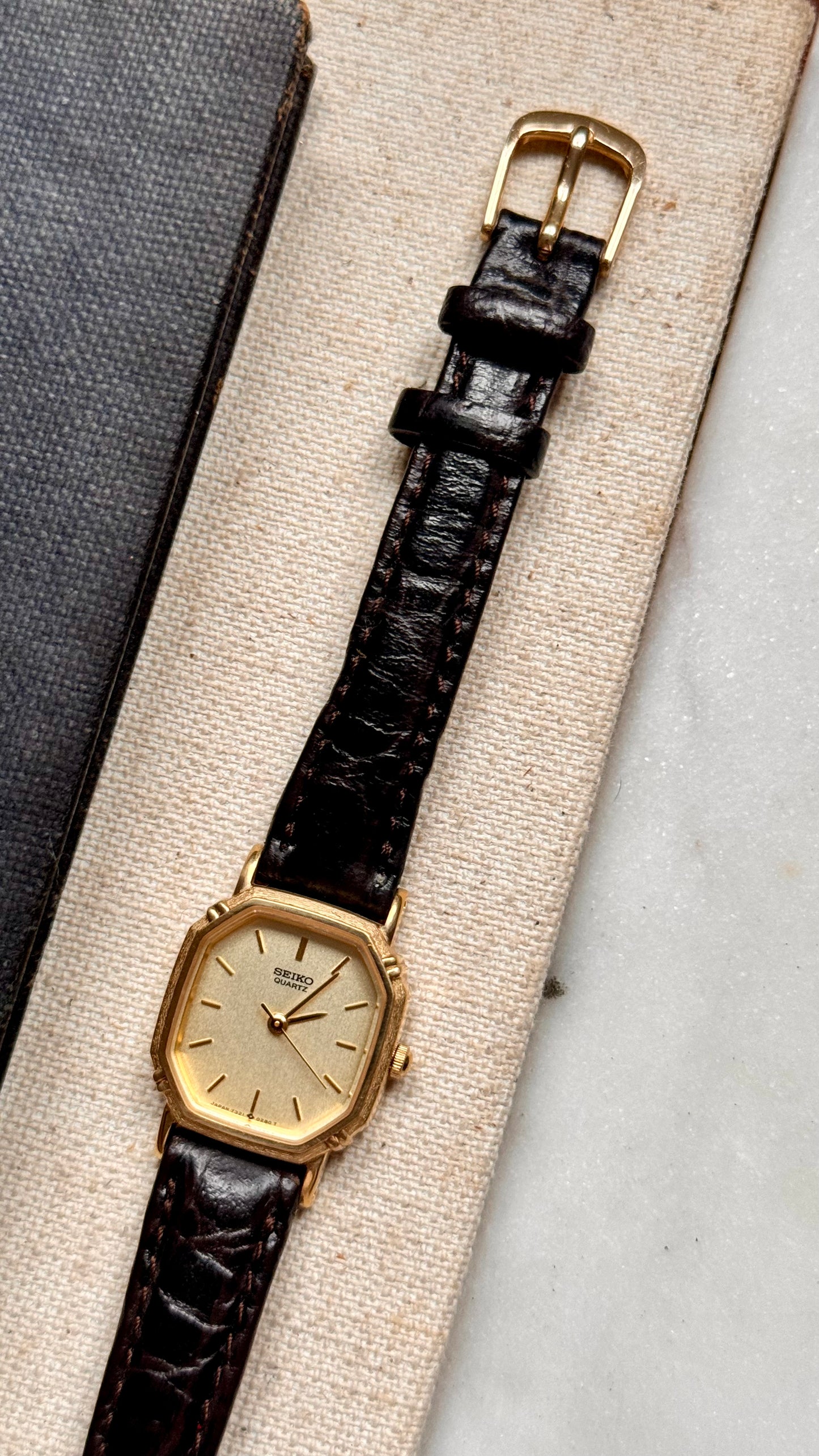 Seiko vintage watch - Gold plated case