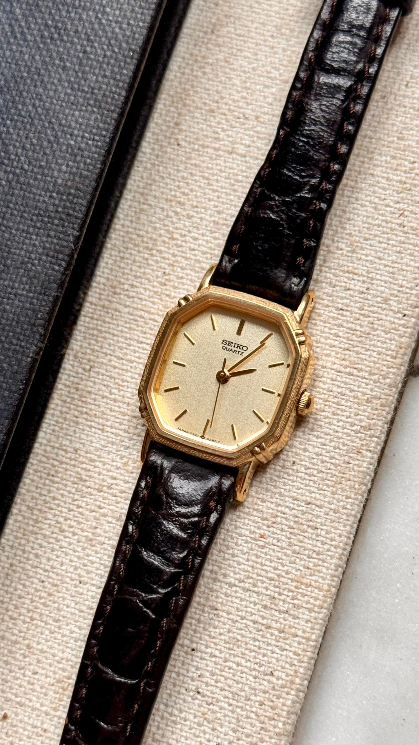 Seiko vintage watch - Gold plated case