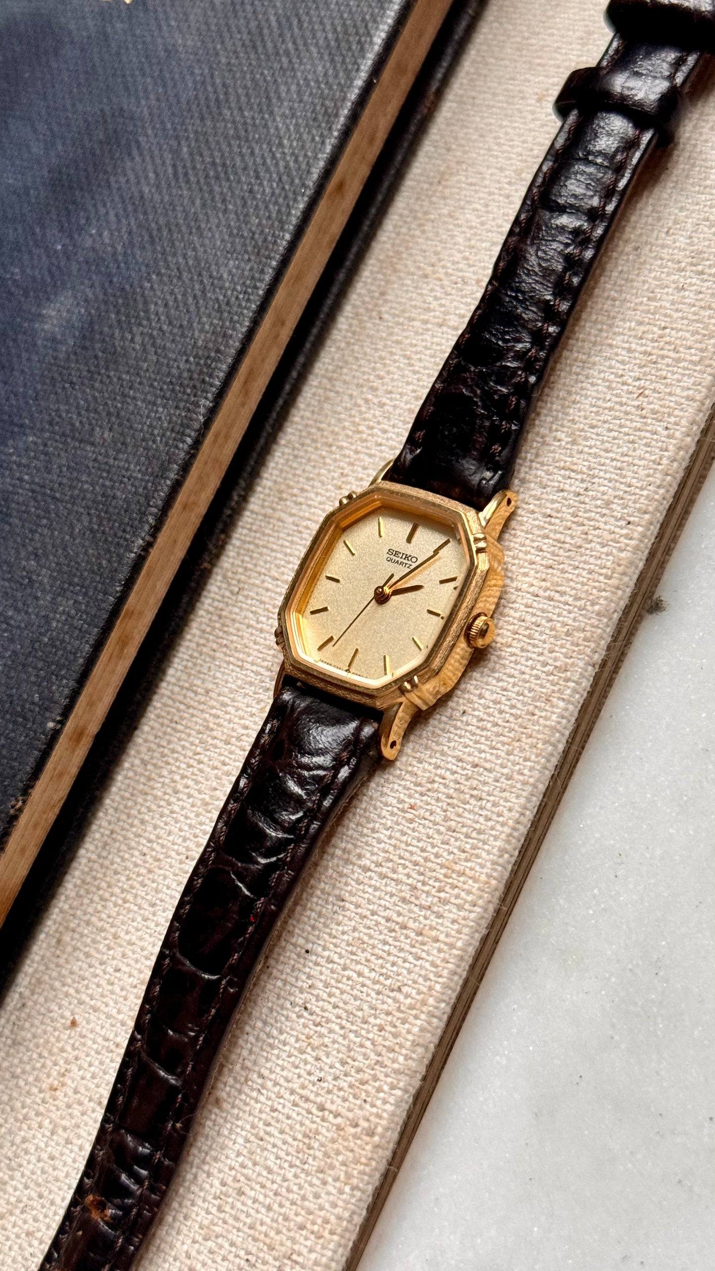 Seiko vintage watch - Gold plated case