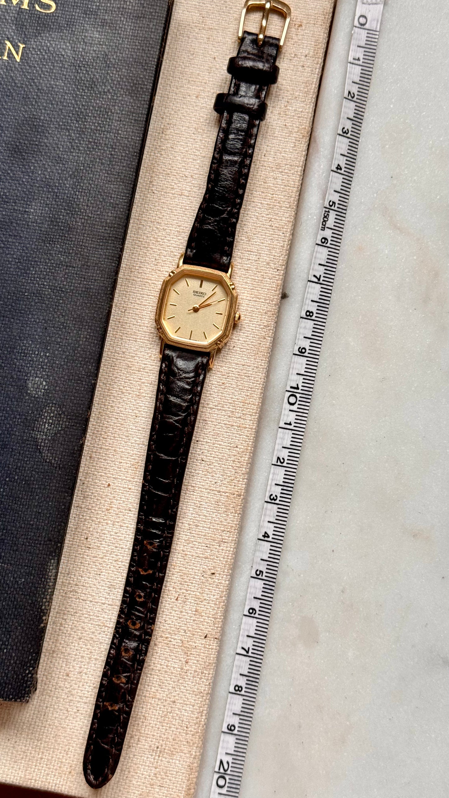 Seiko vintage watch - Gold plated case