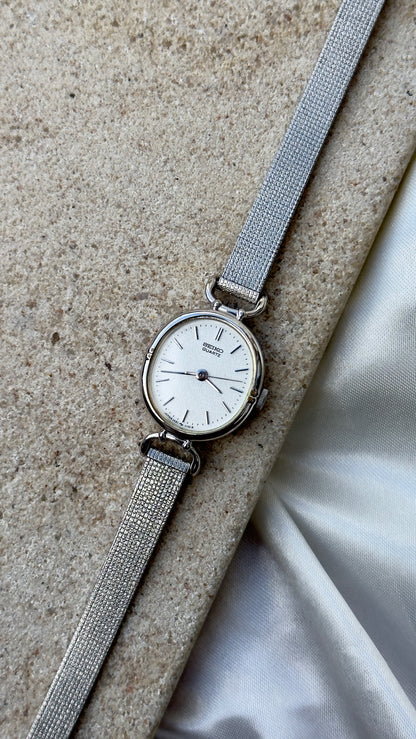 1991 Vintage Seiko Watch - Palladium Plated