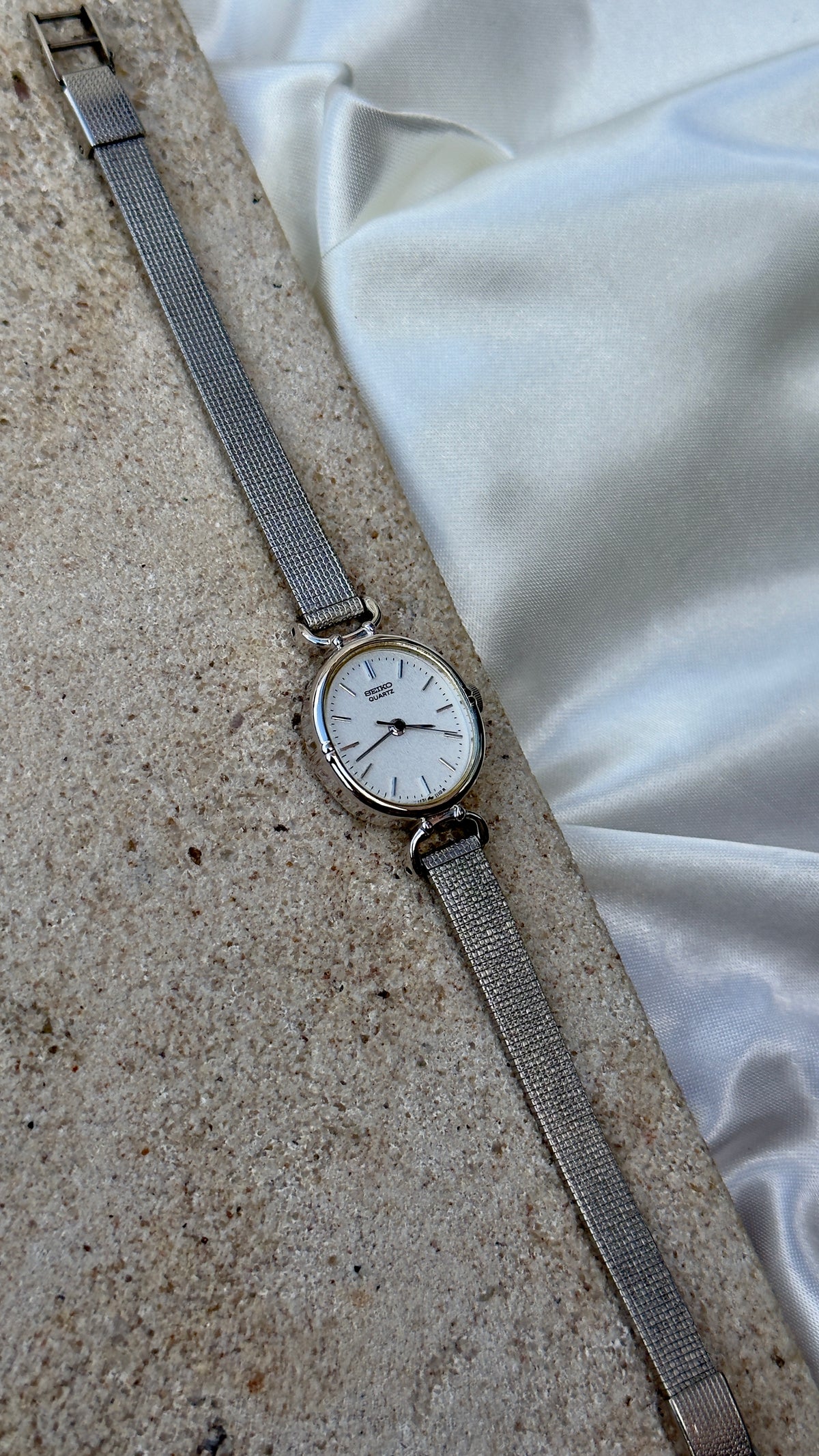 1991 Vintage Seiko Watch - Palladium Plated