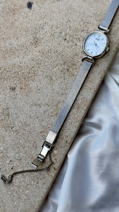 1991 Vintage Seiko Watch - Palladium Plated