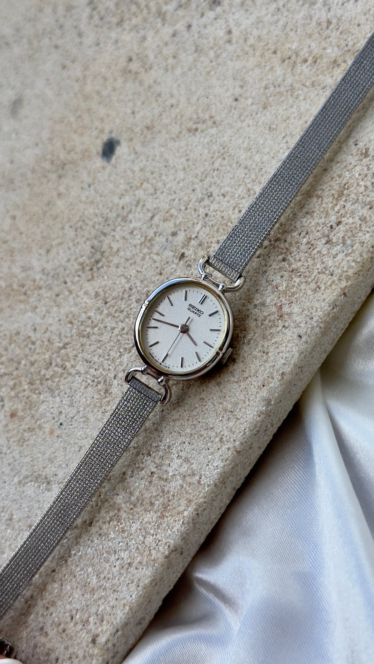 1991 Vintage Seiko Watch - Palladium Plated