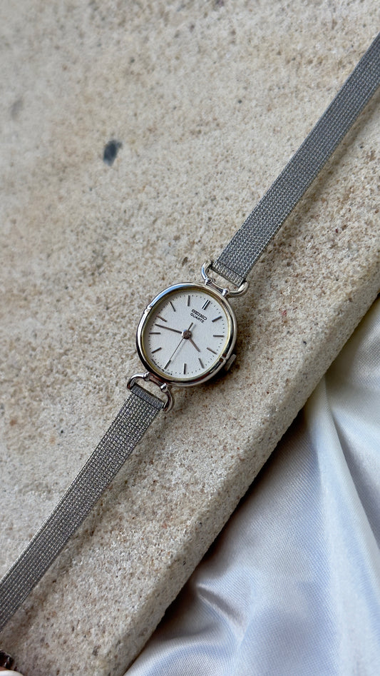 1991 Vintage Seiko Watch - Palladium Plated