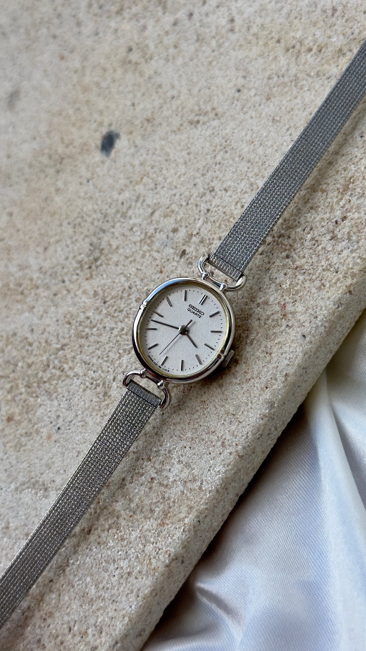 1991 Vintage Seiko Watch - Palladium Plated