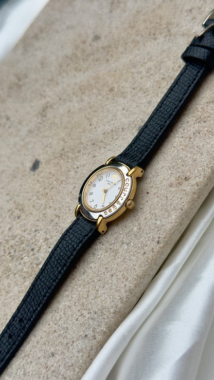 Courrèges Vintage Watch 1992 - Handmade genuine leather