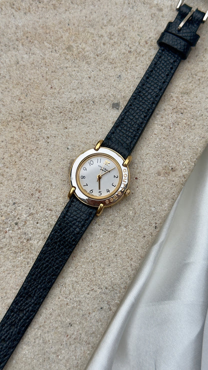 Courrèges Vintage Watch 1992 - Handmade genuine leather