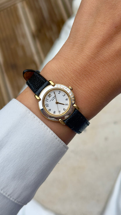 Courrèges Vintage Watch 1992 - Handmade genuine leather