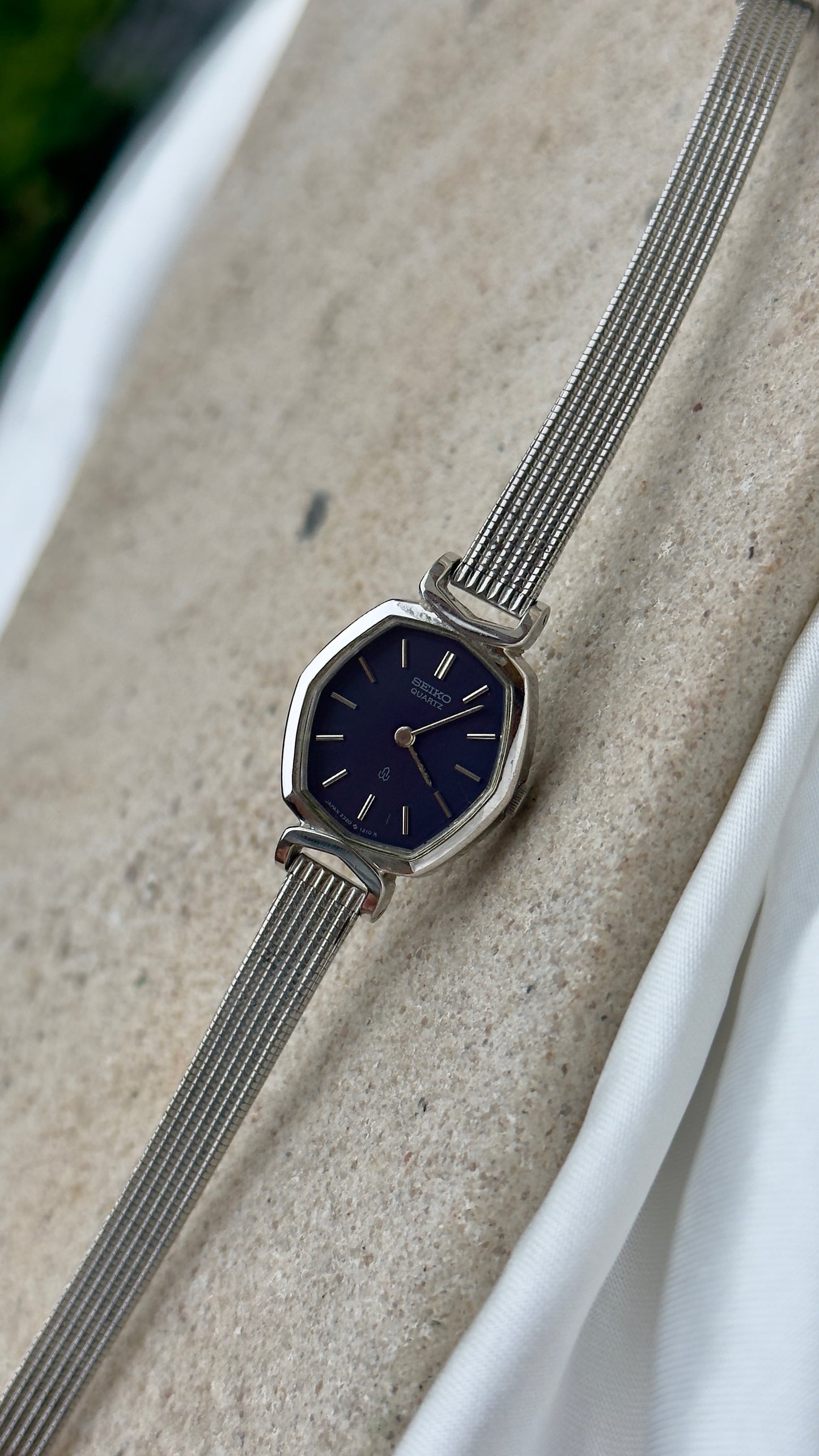 1989 Octagon Seiko Vintage Watch - Palladium Plated