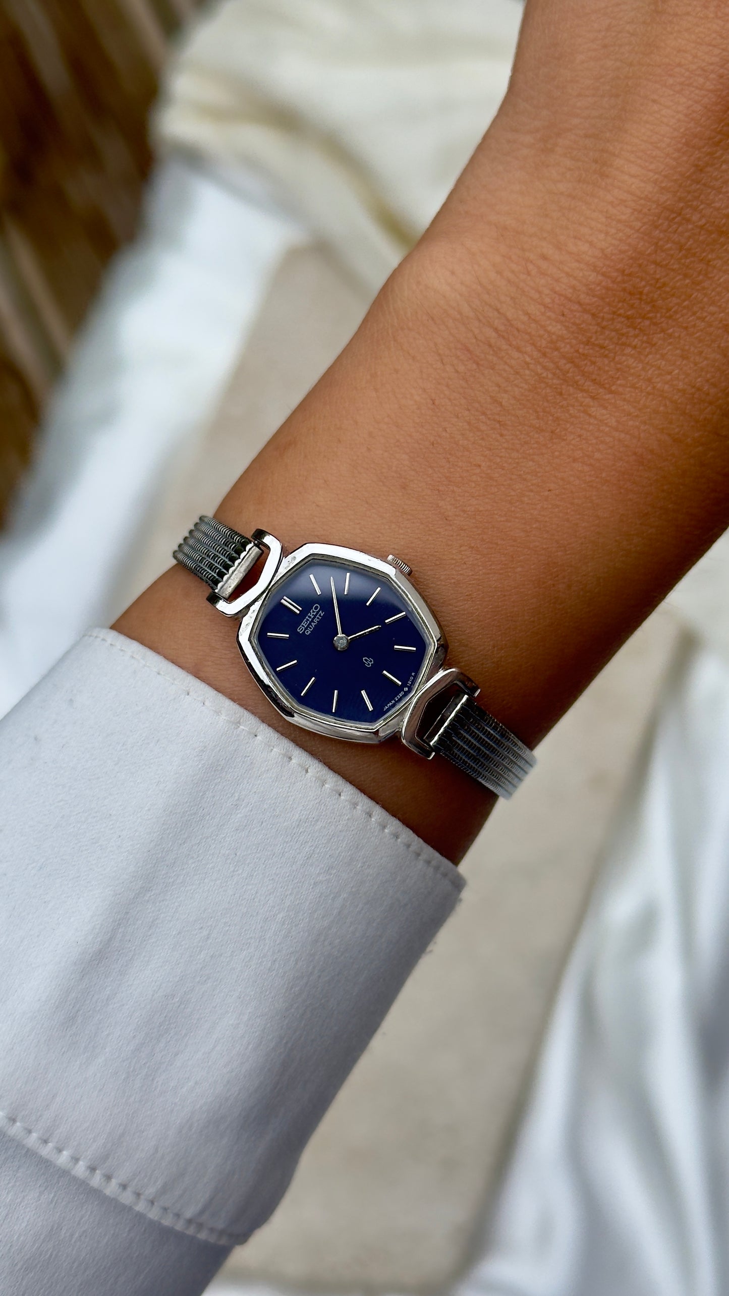 1989 Octagon Seiko Vintage Watch - Palladium Plated