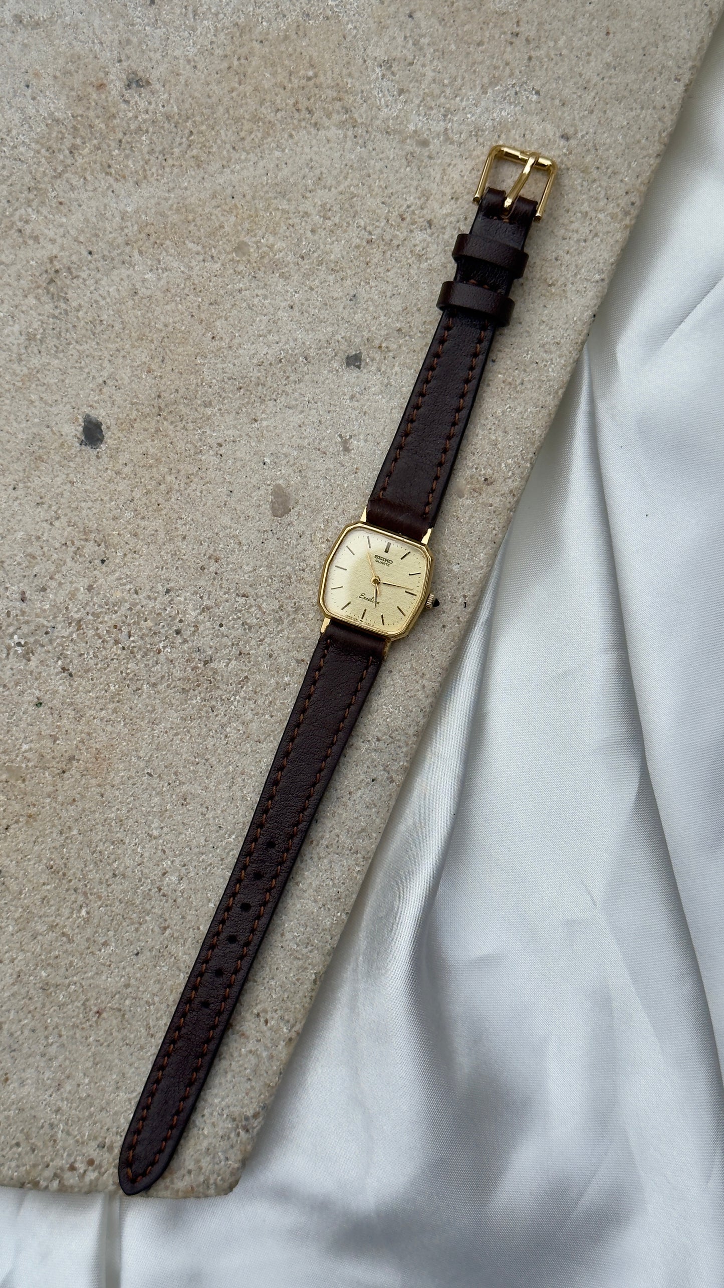 Vintage Seiko Exceline 1994 Watch - 30 Micron Gold Plated