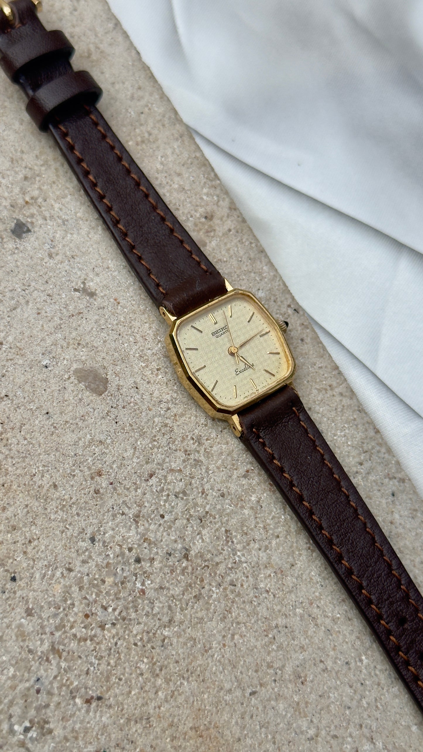 Vintage Seiko Exceline 1994 Watch - 30 Micron Gold Plated