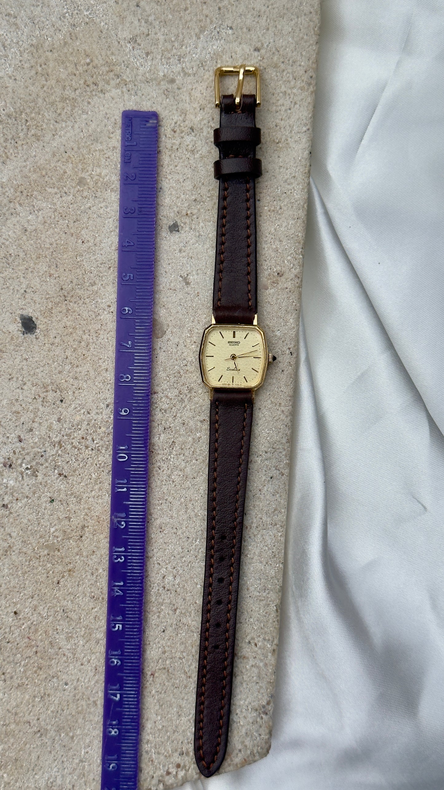 Vintage Seiko Exceline 1994 Watch - 30 Micron Gold Plated