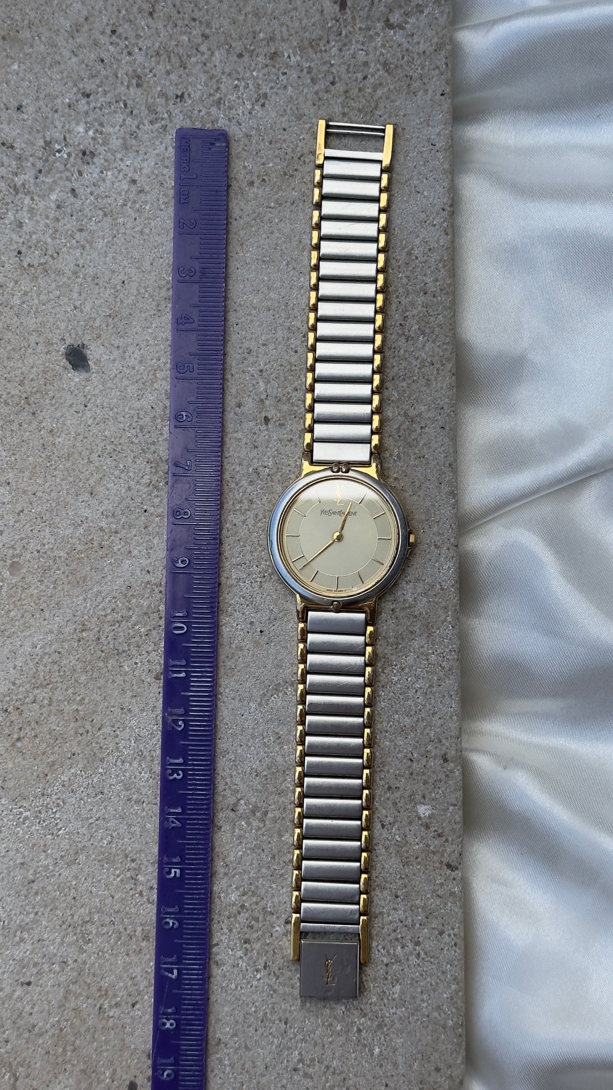 Classic Yves Saint Laurent vintage watch (YSL) 1990s