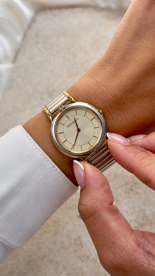 Classic Yves Saint Laurent vintage watch (YSL) 1990s