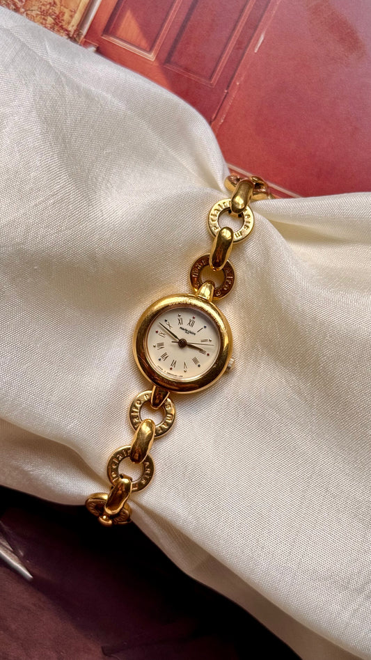 Marie Claire vintage watch - 18ct Gold Plated