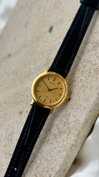 Vintage Citizen Exceed 1990s Watch - Gold Filled - Near mint