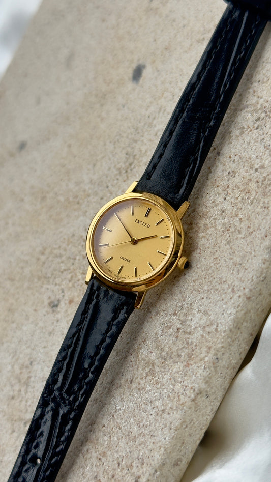 Vintage Citizen Exceed 1990s Watch - Gold Filled - Near mint