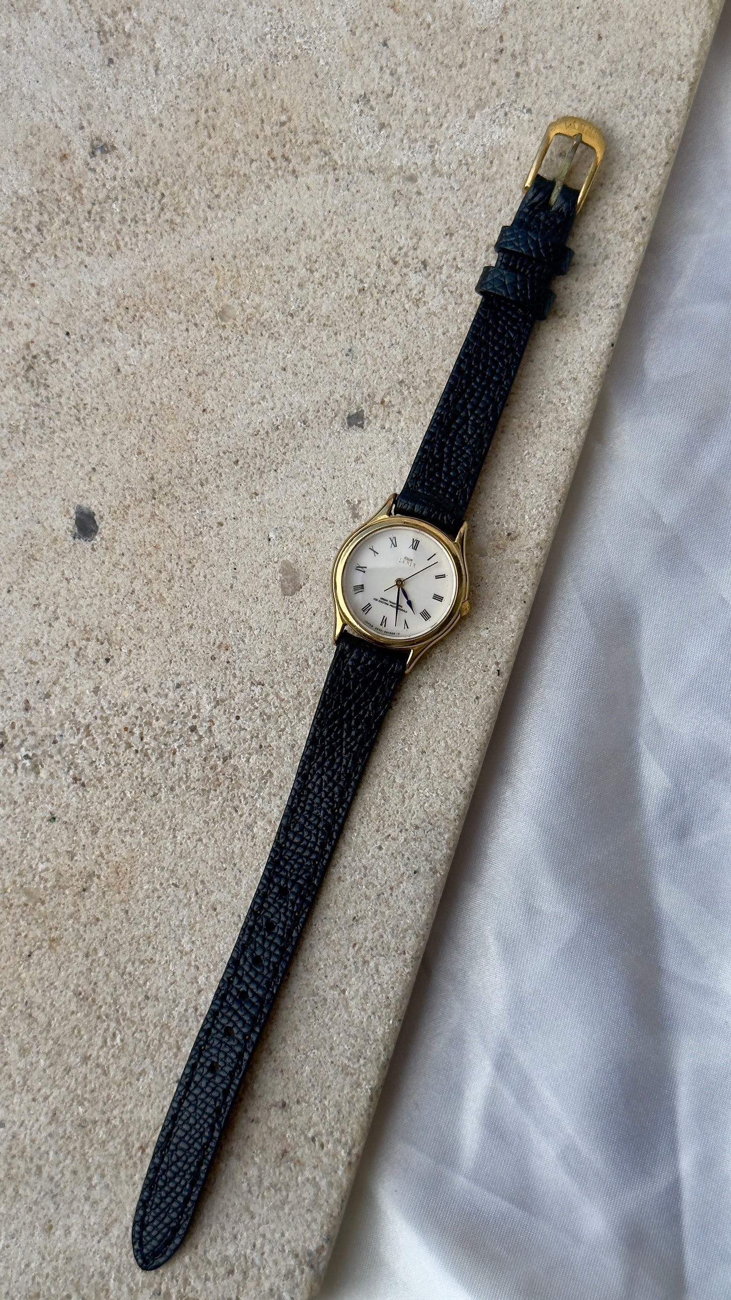 Vintage Citizen Club La Mer 1990 Watch - 30 Micron Gold Plated - Near mint
