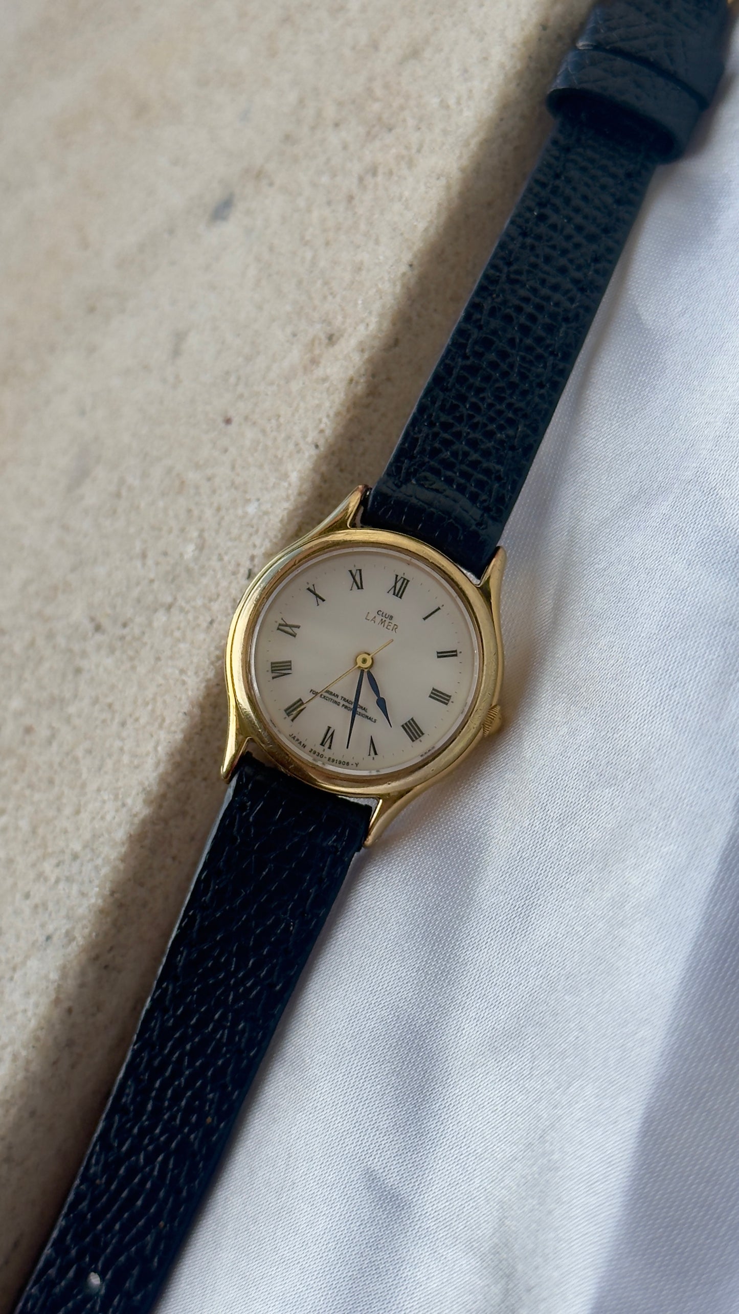 Vintage Citizen Club La Mer 1990 Watch - 30 Micron Gold Plated - Near mint