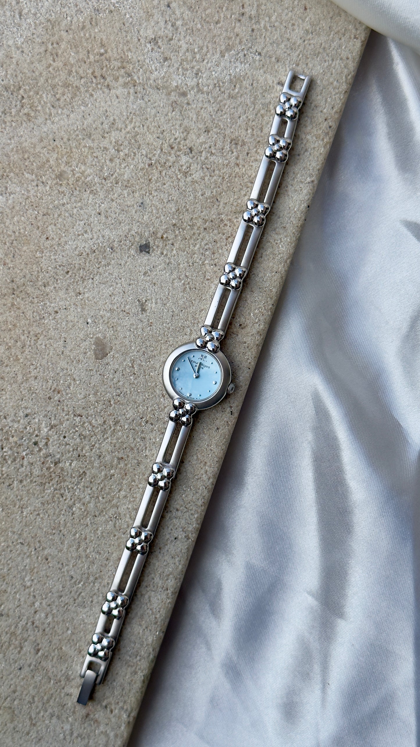 Courrèges Paris Vintage Watch 1999 - Baby blue dial