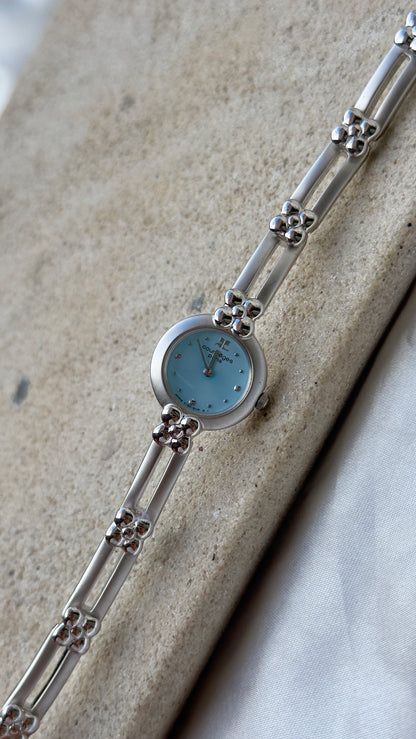 Courrèges Paris Vintage Watch 1999 - Baby blue dial