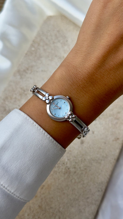 Courrèges Paris Vintage Watch 1999 - Baby blue dial