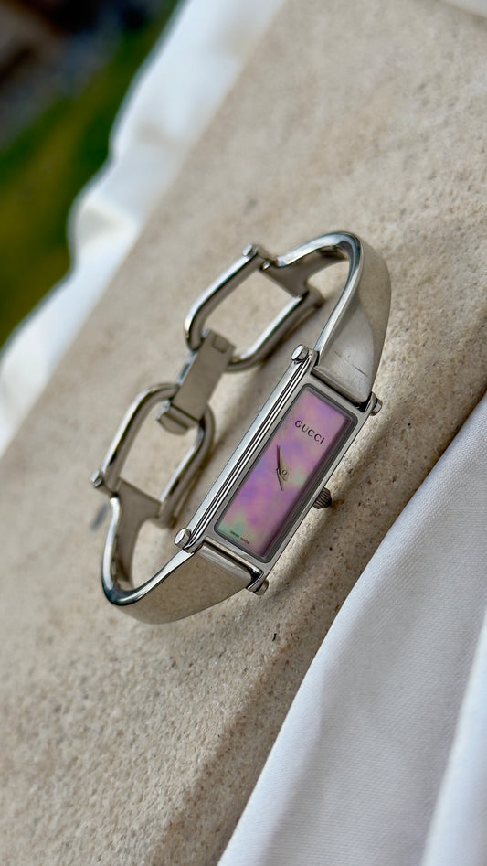 Gucci 1500L vintage watch - Pink pearl dial