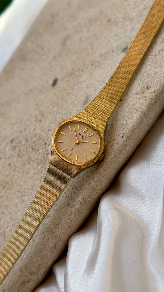 Vintage Seiko Watch 1989 - gold plated