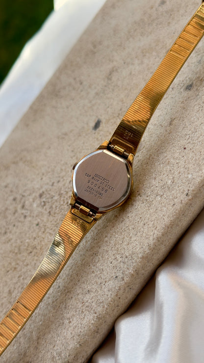 Vintage Seiko Watch 1989 - gold plated