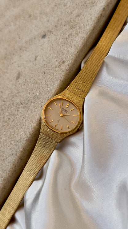Vintage Seiko Watch 1989 - gold plated