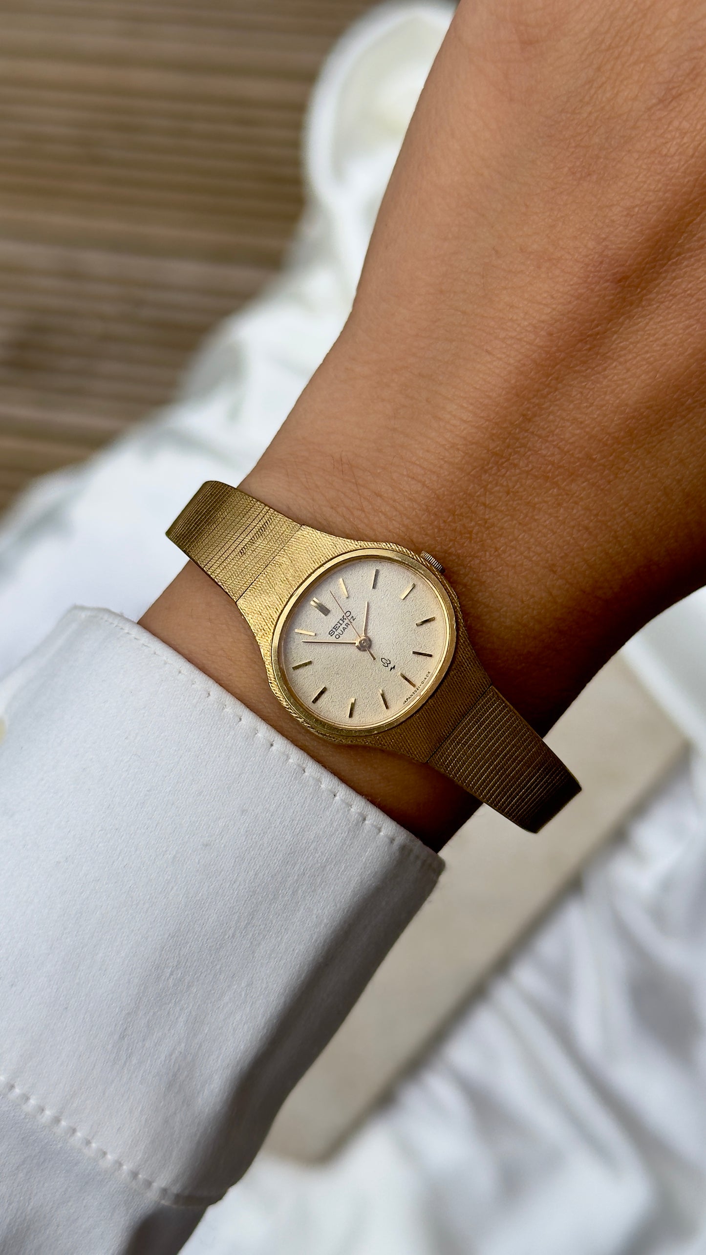 Vintage Seiko Watch 1989 - gold plated