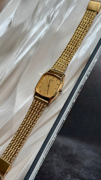Seiko Exceline vintage watch - 18k gold plated