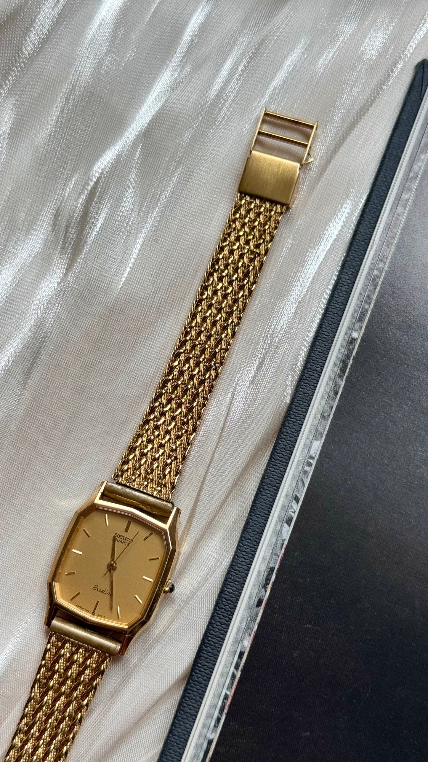Seiko Exceline vintage watch - 18k gold plated