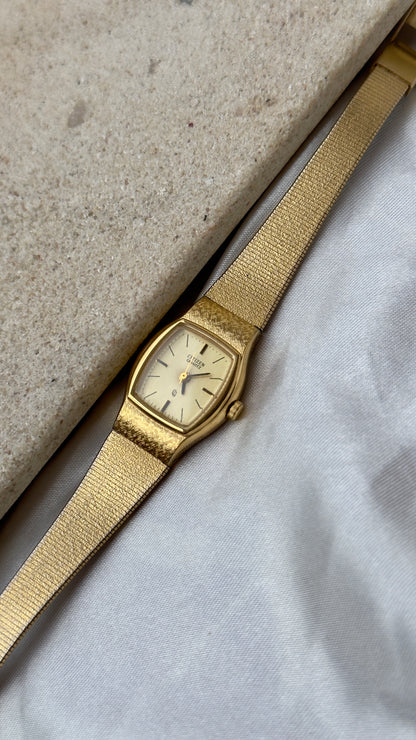 1982 Classic Citizen Vintage Watch - 18ct Gold Plated