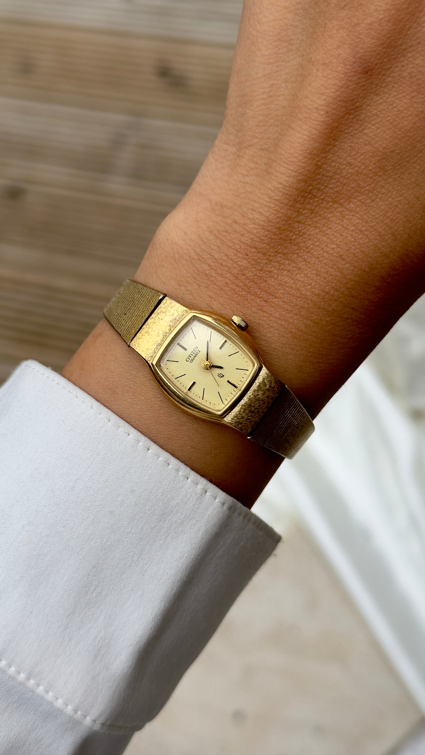 1982 Classic Citizen Vintage Watch - 18ct Gold Plated