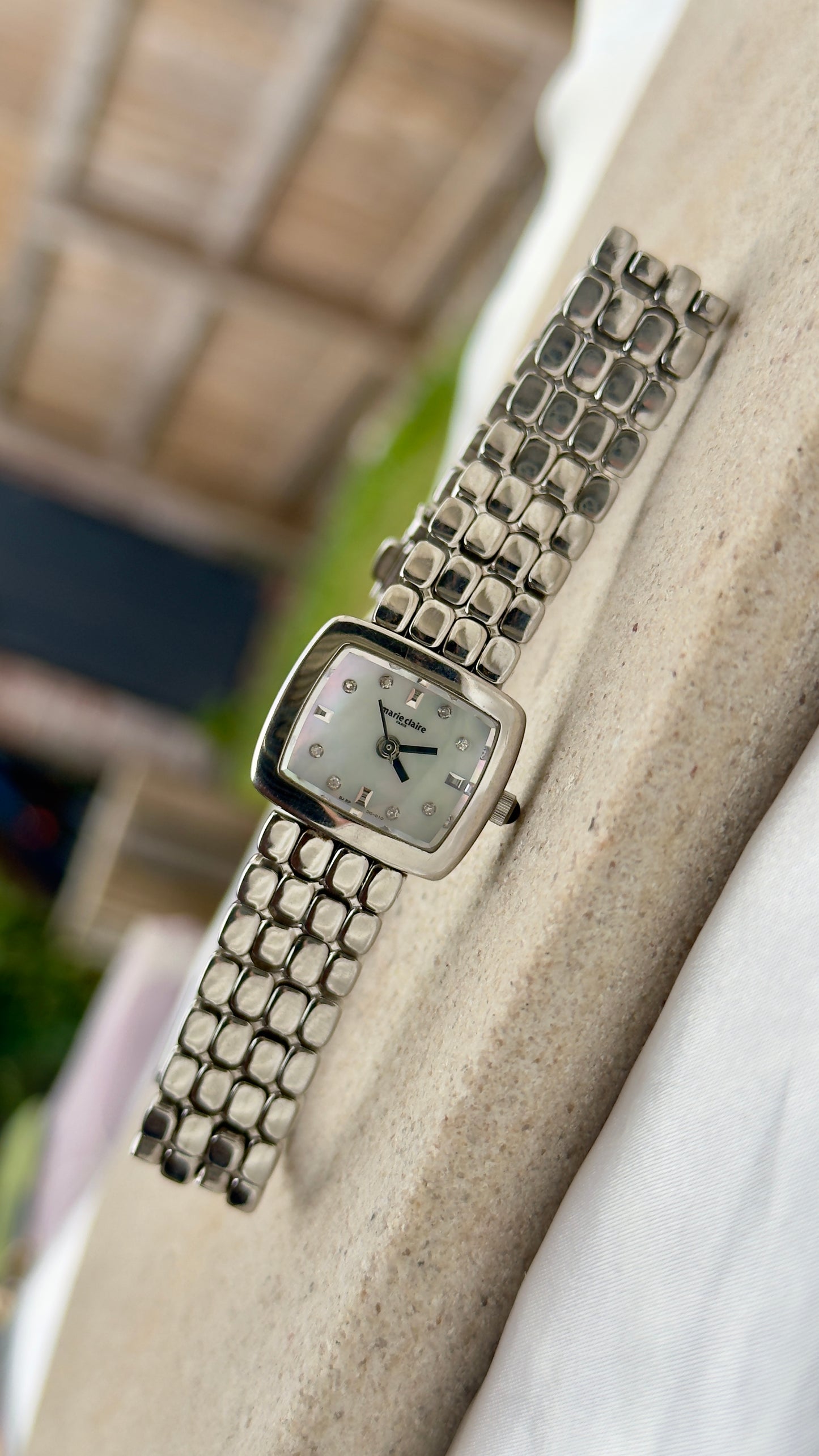 Marie Claire Vintage Dress Watch 1990s - Mother of Pearl dial