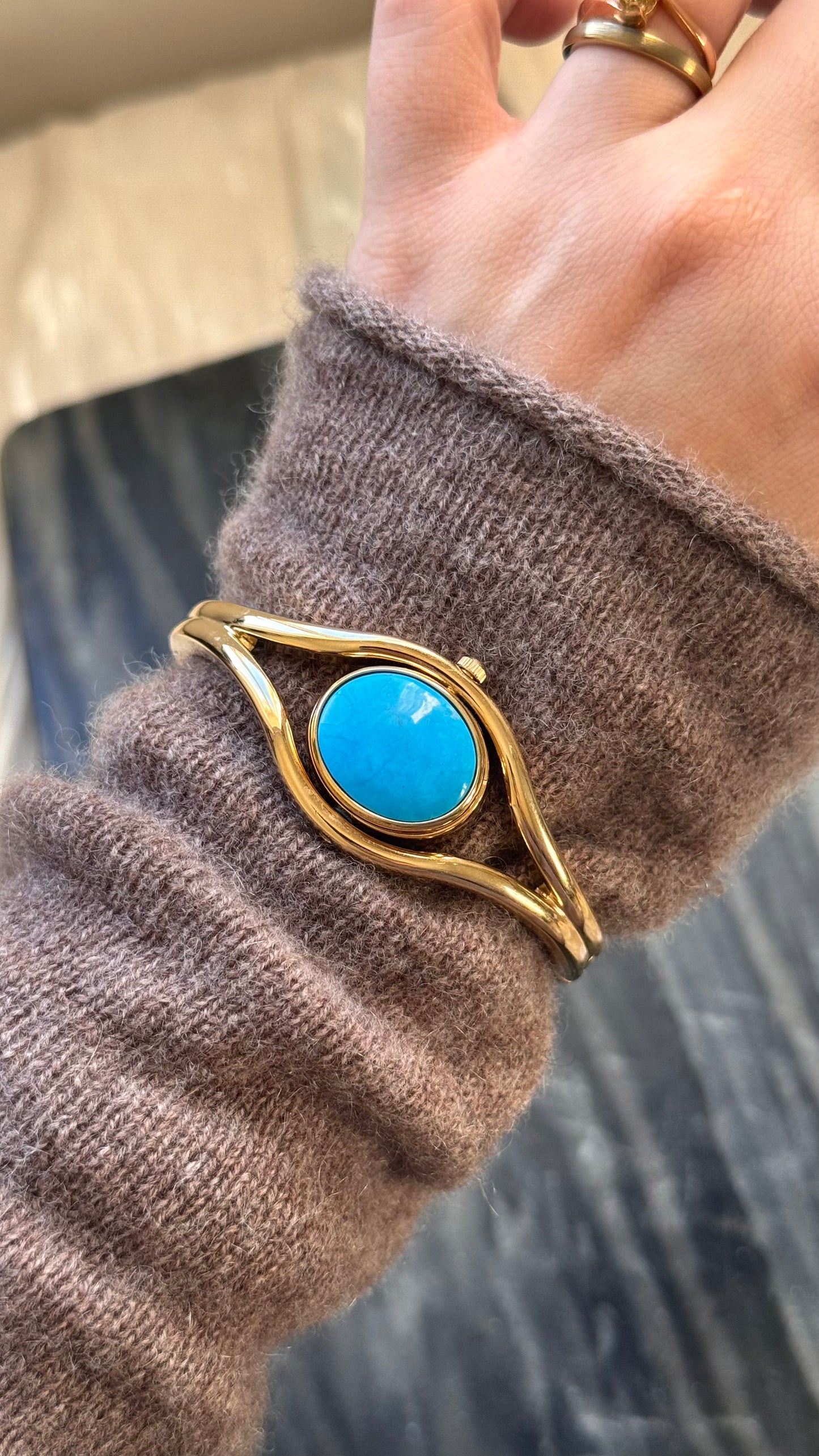 Heel Peekaboo vintage watch - Turquoise