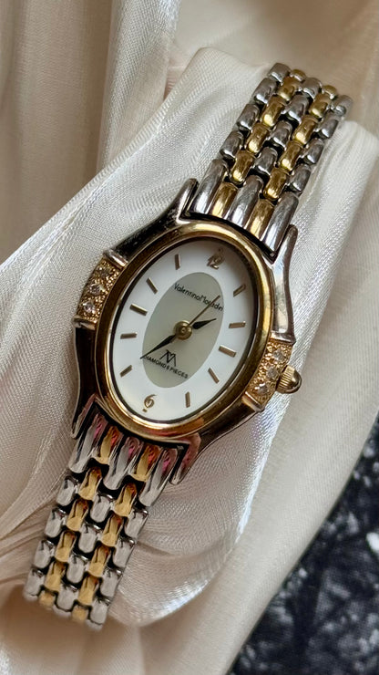 Valentino Moradei vintage watch - 6 diamonds