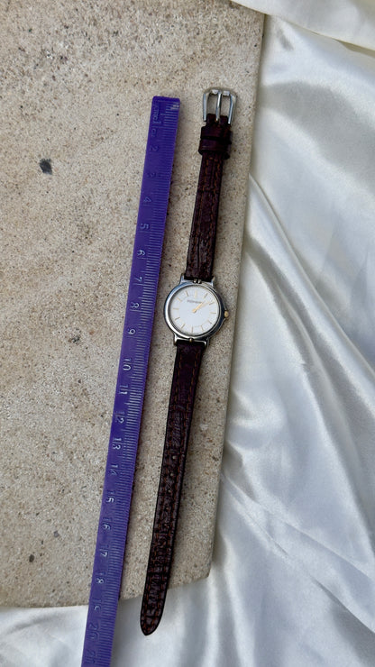 Yves Saint Laurent vintage watch (YSL) 1990s - Bespoke genuine leather