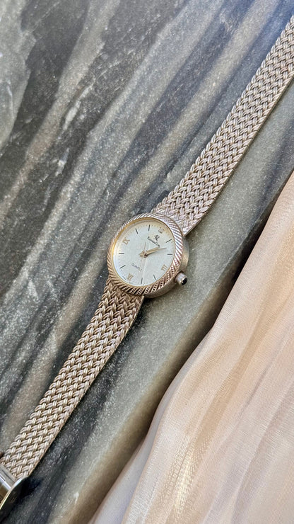 Vintage Raymond Low 1990s Watch - Adjustable Mesh Strap