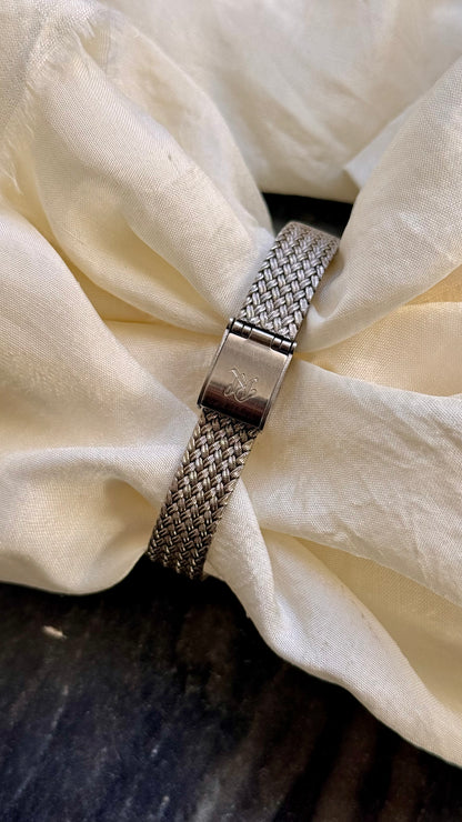 Vintage Raymond Low 1990s Watch - Adjustable Mesh Strap