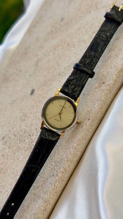 Near Mint - Vintage Seiko Exceline 1991 Watch - Gold Plated