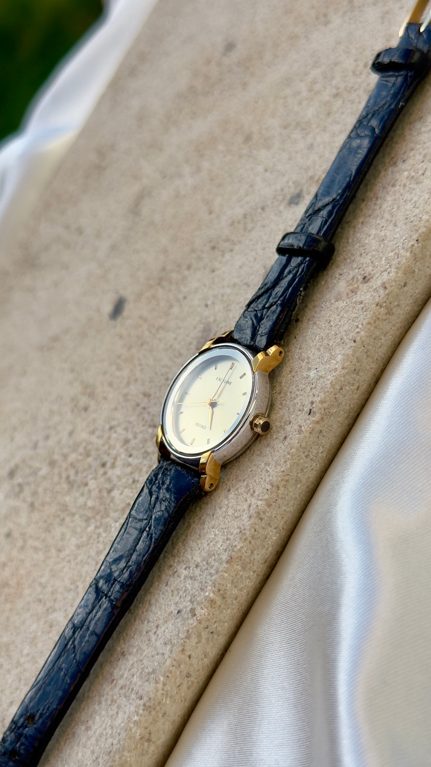 Near Mint - Vintage Seiko Exceline 1991 Watch - Gold Plated