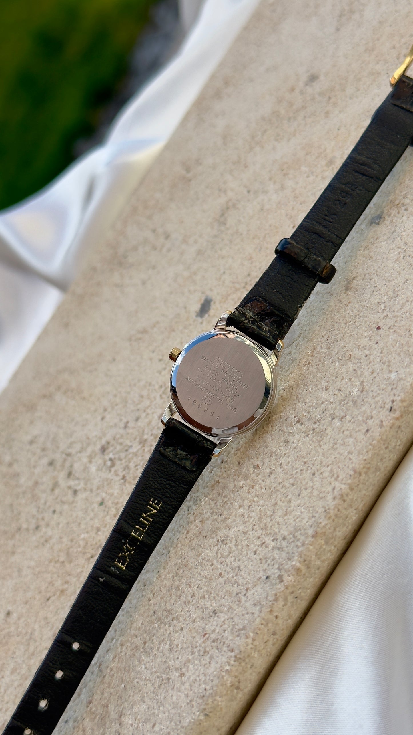Near Mint - Vintage Seiko Exceline 1991 Watch - Gold Plated